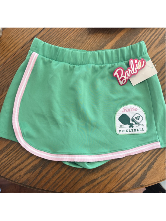 Hybrid Apparel Pants - Barbie Pickleball Skort Skirt Juniors Teens Size M Pull-On Green Stretch Sports